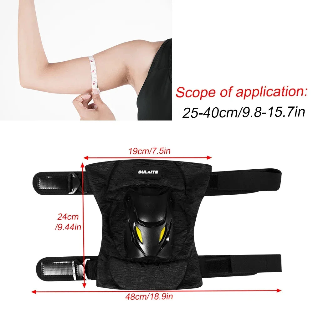 1Pair Electric Bike Motorcycle Motocross Racing Knee Elbow Guards Pads Braces Protective Gear Black Mountain Biking Racing Peaceful Pleasures Health and Wellness