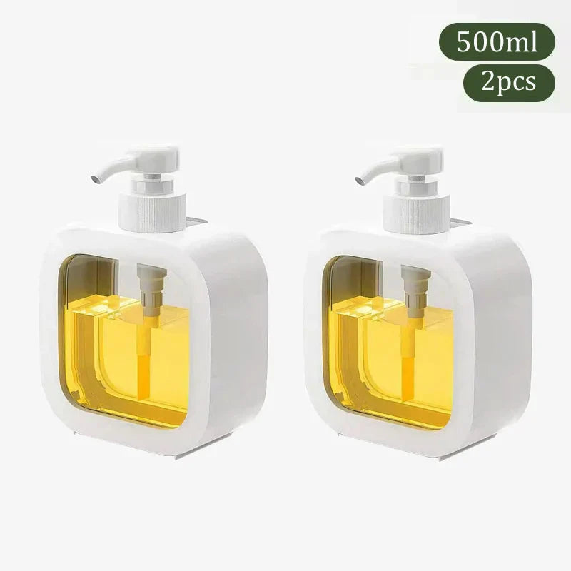Refillable Soap Dispenser 300/500ml Pump Bottle | Bath & Travel