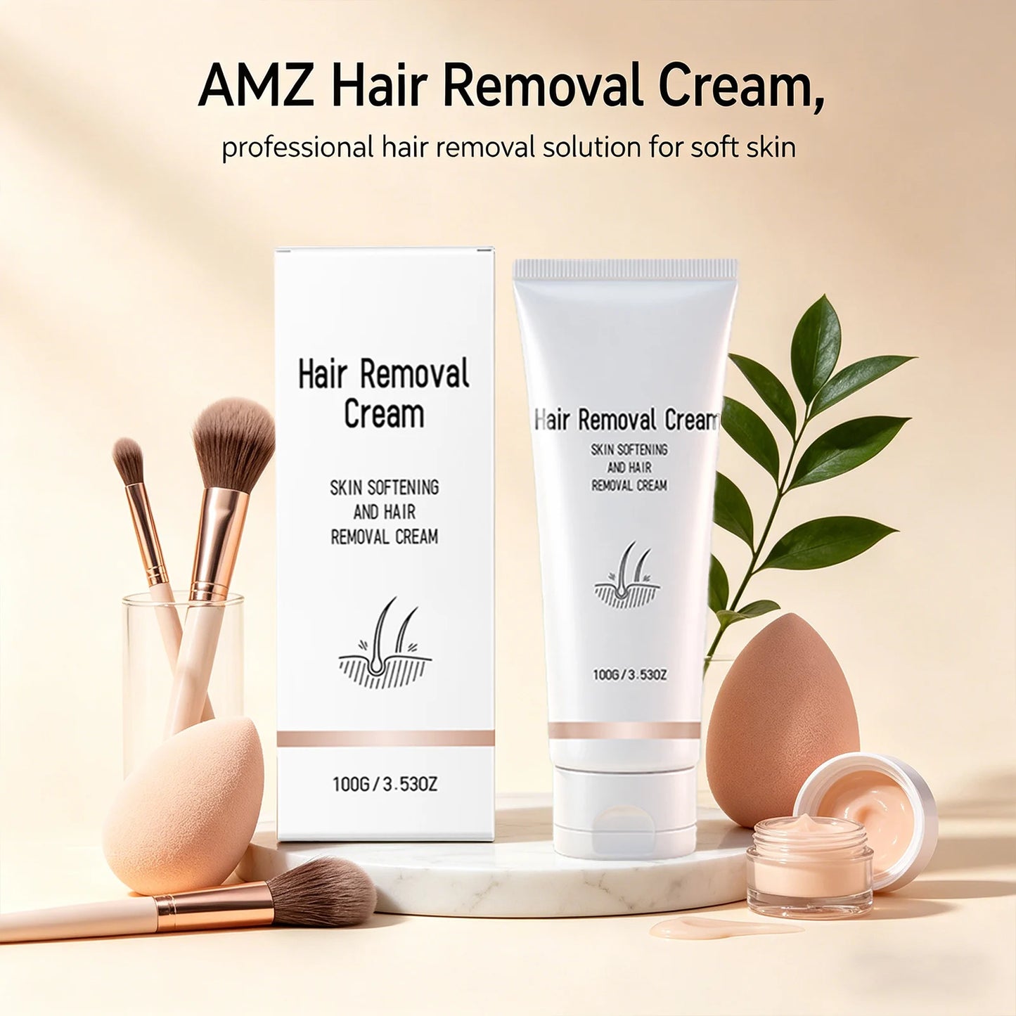 EELHOE Hair Removal Cream – Fast-Acting Depilatory Lotion 100g Hair Removal Cream Peaceful Pleasures Health and Wellness