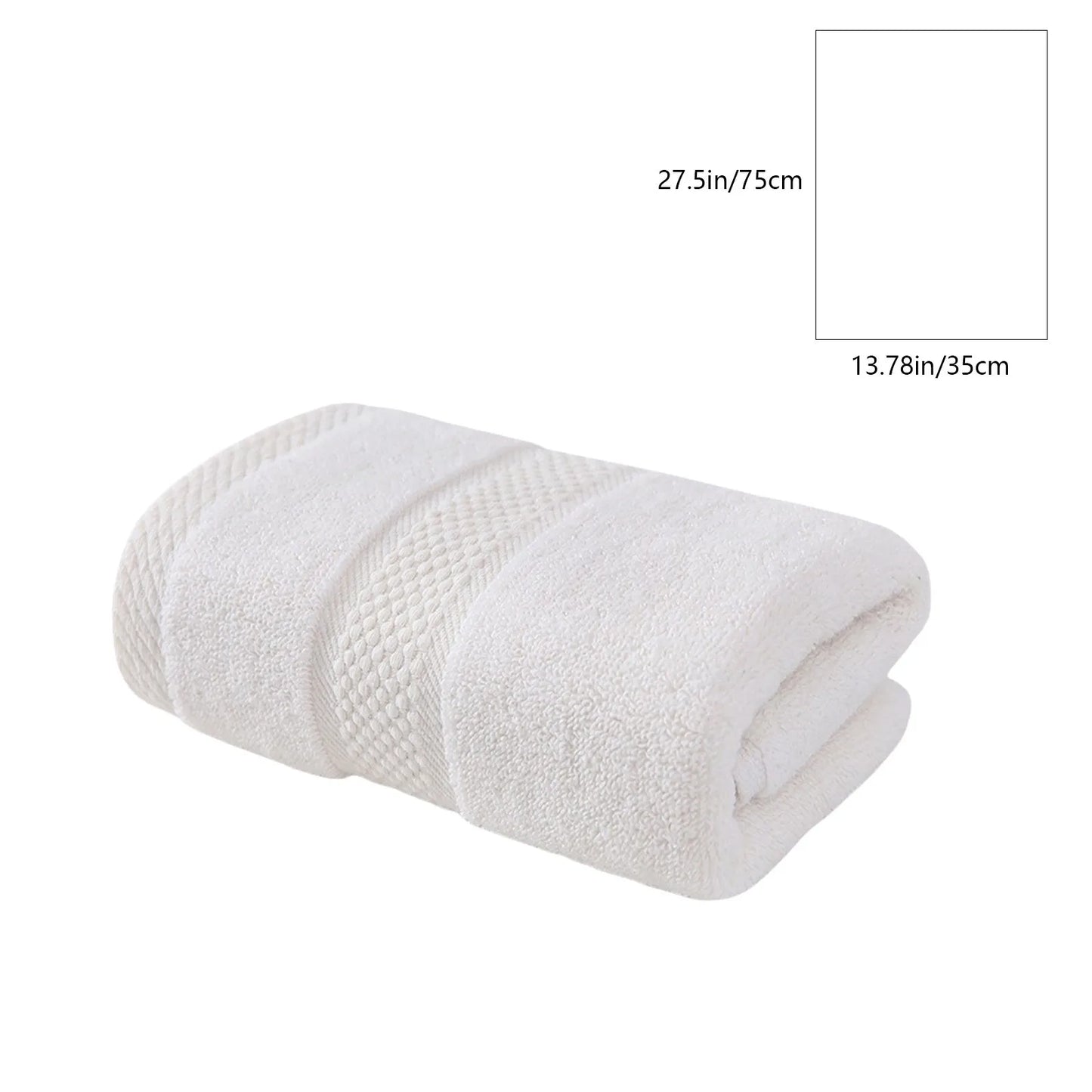 Egyptian Cotton Hand Towels – Hotel & Spa Absorbent 13x27"
