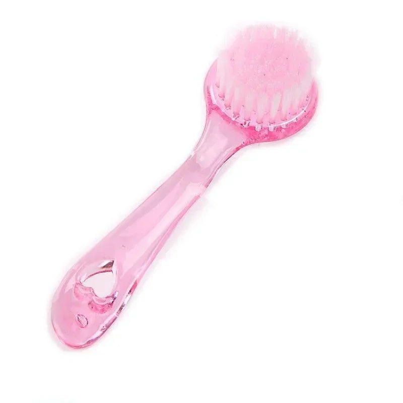 Plastic Non-electric Cleansing Brush Exfoliating Facial Cleanser Brush Face Cleaning Washing Soft Bristle Brush Scrub Peaceful Pleasures Health and Wellness