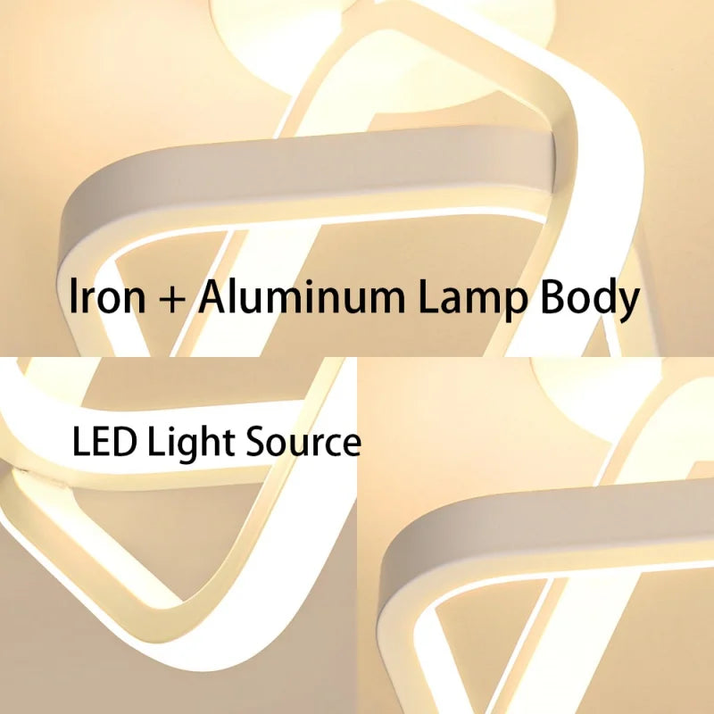 RUNTOIN LED Ceiling Light | Hallway, Balcony & Office Lamp