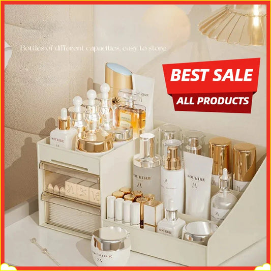 Clear Drawer Makeup Organizer – Cosmetic & Skincare Storage Box Makeup Storage Organizer Oasis Select