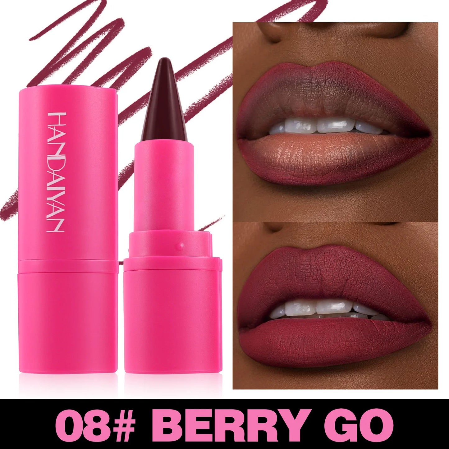 Handaiyan 2-in-1 Matte Lip Liner & Lipstick Pen | Waterproof