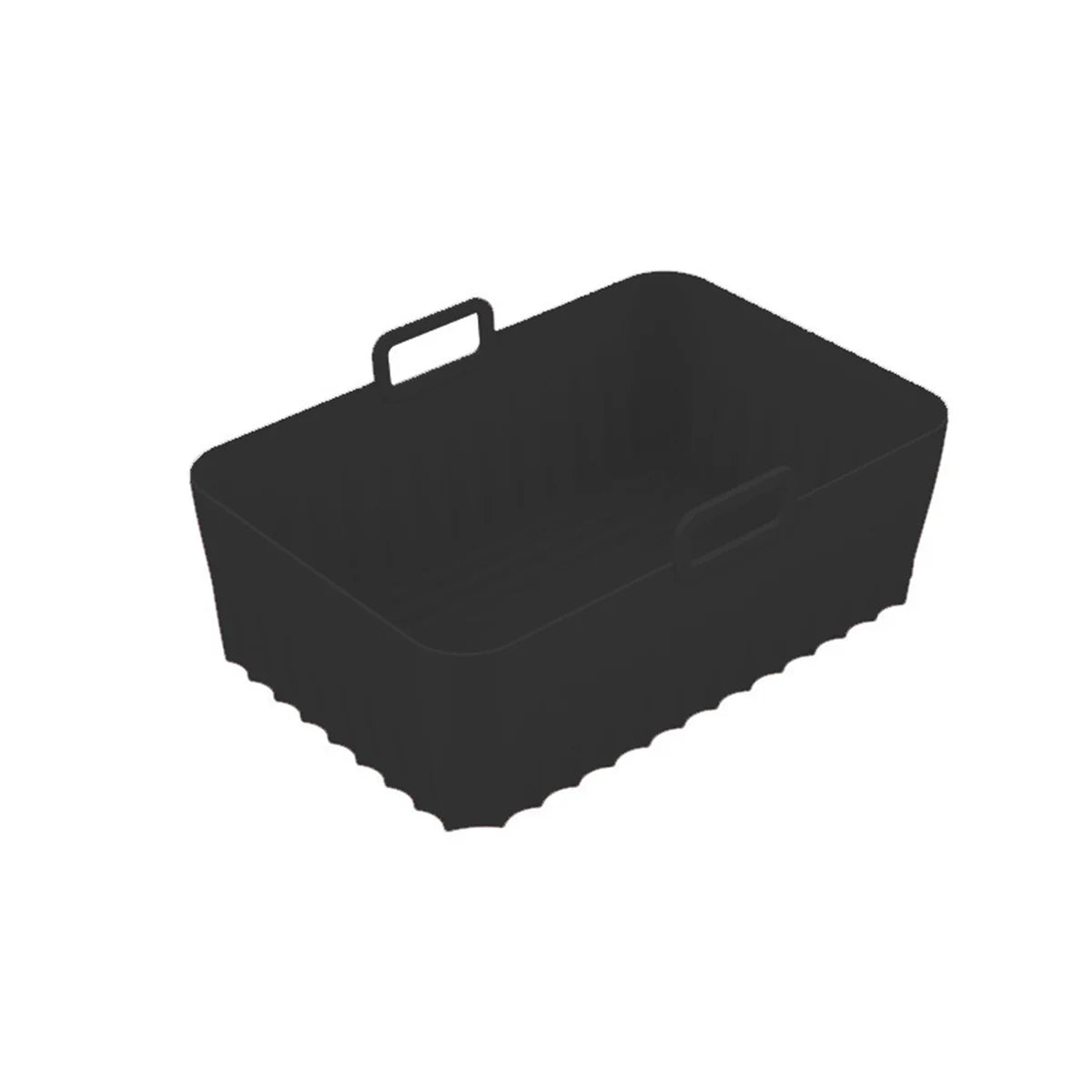 Leeseph Air Fryer Silicone Liners, Reusable Non-Stick Pot Oven Liner Baking Tray, Air Fryer Basket Air Fryer Accessories Peaceful Pleasures Health and Wellness Black China Mainland