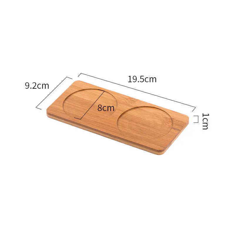 Wooden Vanity Tray – Bathroom Countertop Organizer for Soap, Candles & Jewelry