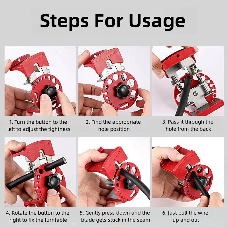 Portable Handheld Quick Wire Stripper Universal Cable Peeler Electric