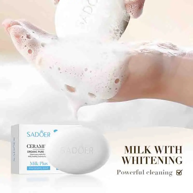 SADOER Milk Facial Soap – Moisturizing & Brightening Cleanser
