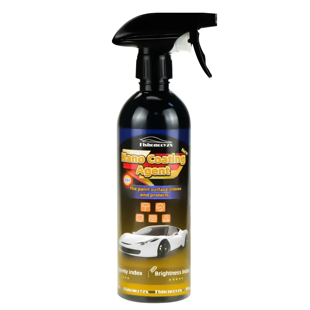 Ceramics for Cars Coating 500ML 9H Nano Liquid Glass Plated Crystal Hydrophobic Waterproof Polishing Paint Hardness Car Polish Peaceful Pleasures Health and Wellness 500ml