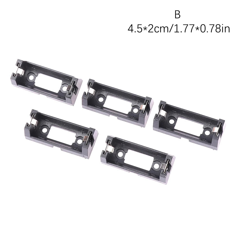 5PCS Plug-in CR123A Battery Holder 16340 Battery Box LIR123A Battery Storage Box CR123A Battery Box Cover Peaceful Pleasures Health and Wellness B