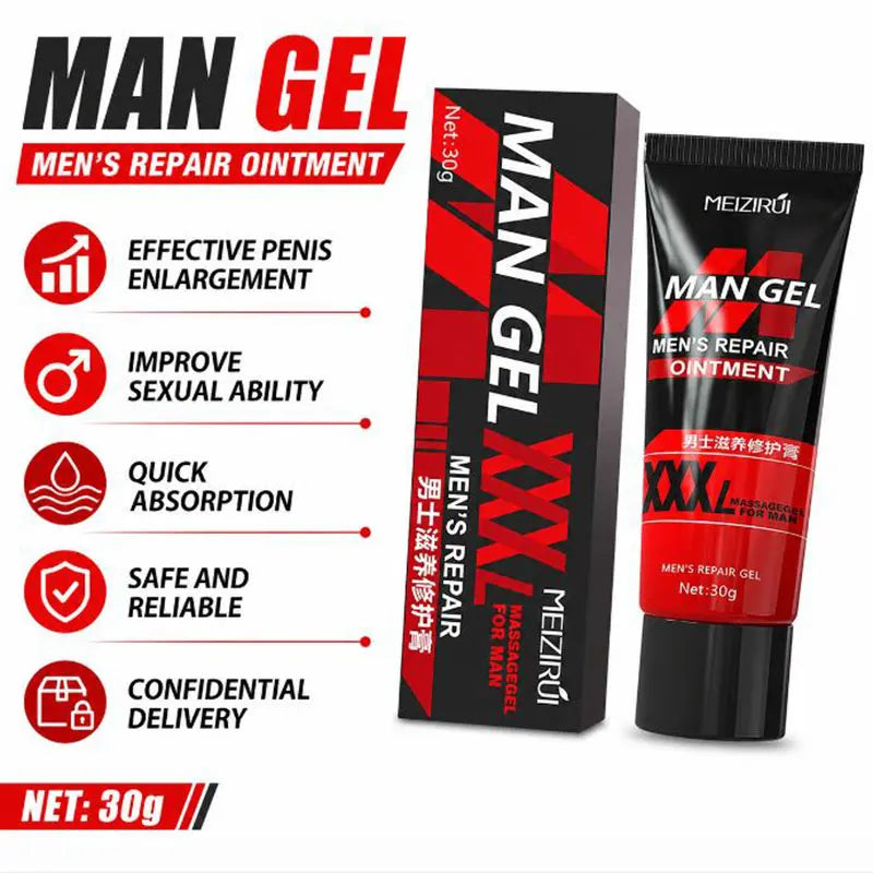 Men's Intimate Enhancement Gel – Natural Topical Cream 30ml
