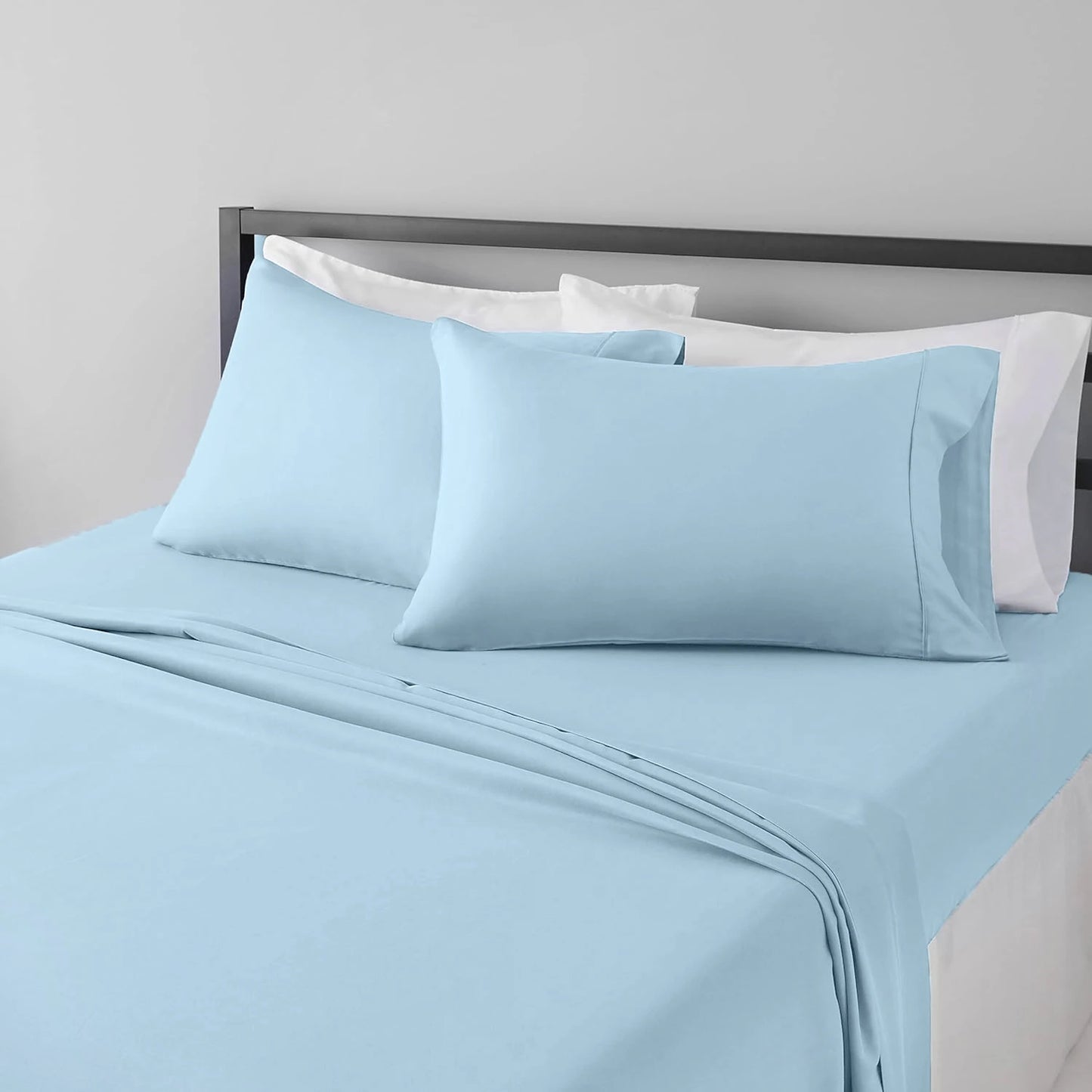 BATTILO 4-Piece Microfiber Bed Sheet Set | Twin to King