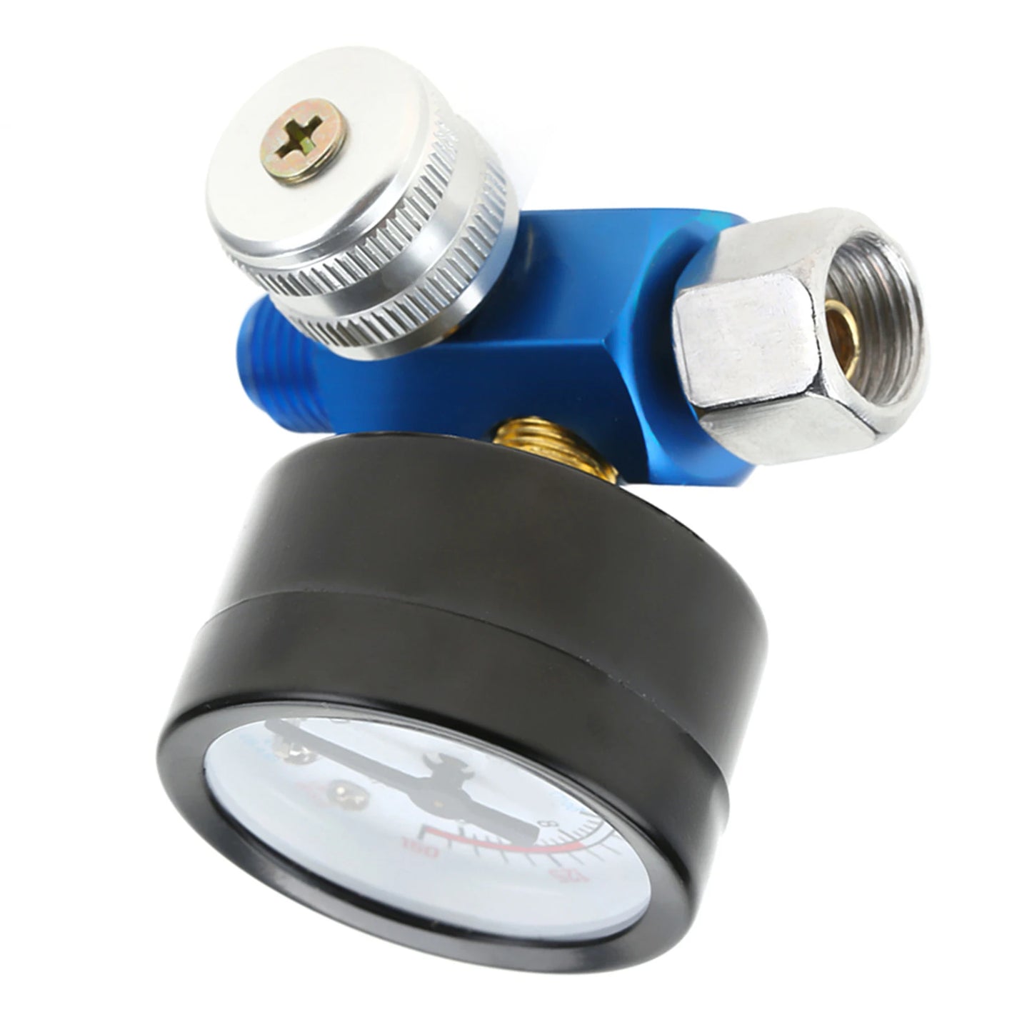 1 4 Spray Paint Gun Air Pressure Regulator Gauge Pneumatic Tool