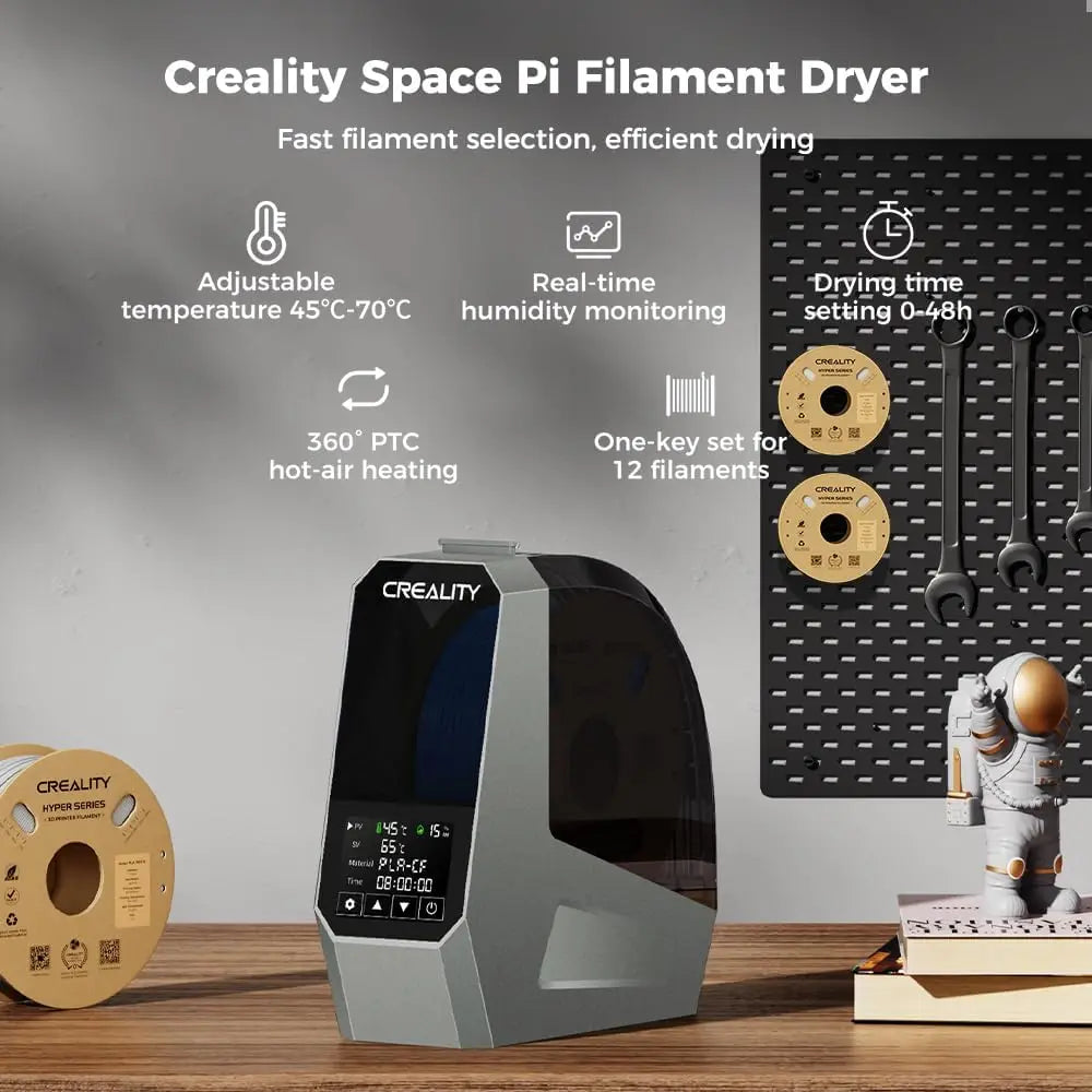 Creality Space Pi Filament Dryer Box | 110W PTC, 12 Presets
