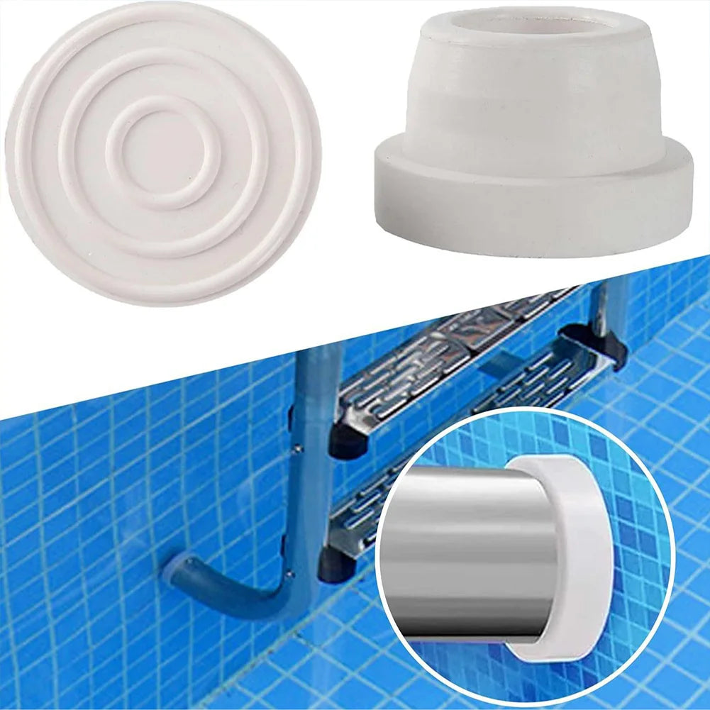 Pool Ladder Rubber Bumper Caps – Universal Fit, 1 or 2 Pack Peaceful Pleasures Health and Wellness