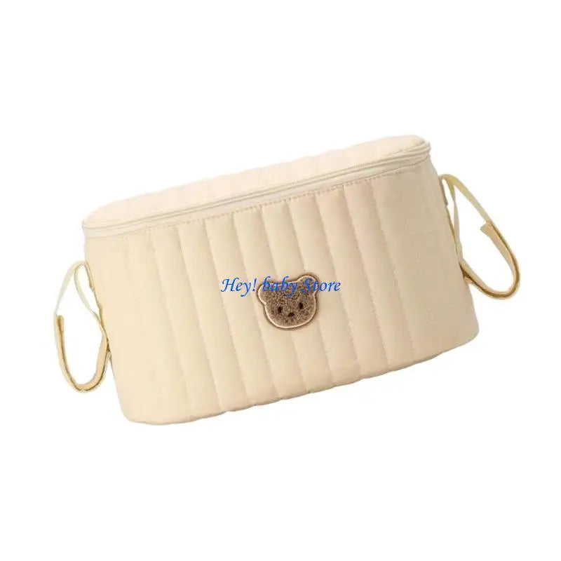 Cartoon Bear Stroller Organizer Bag – Large Capacity Hanging Bag