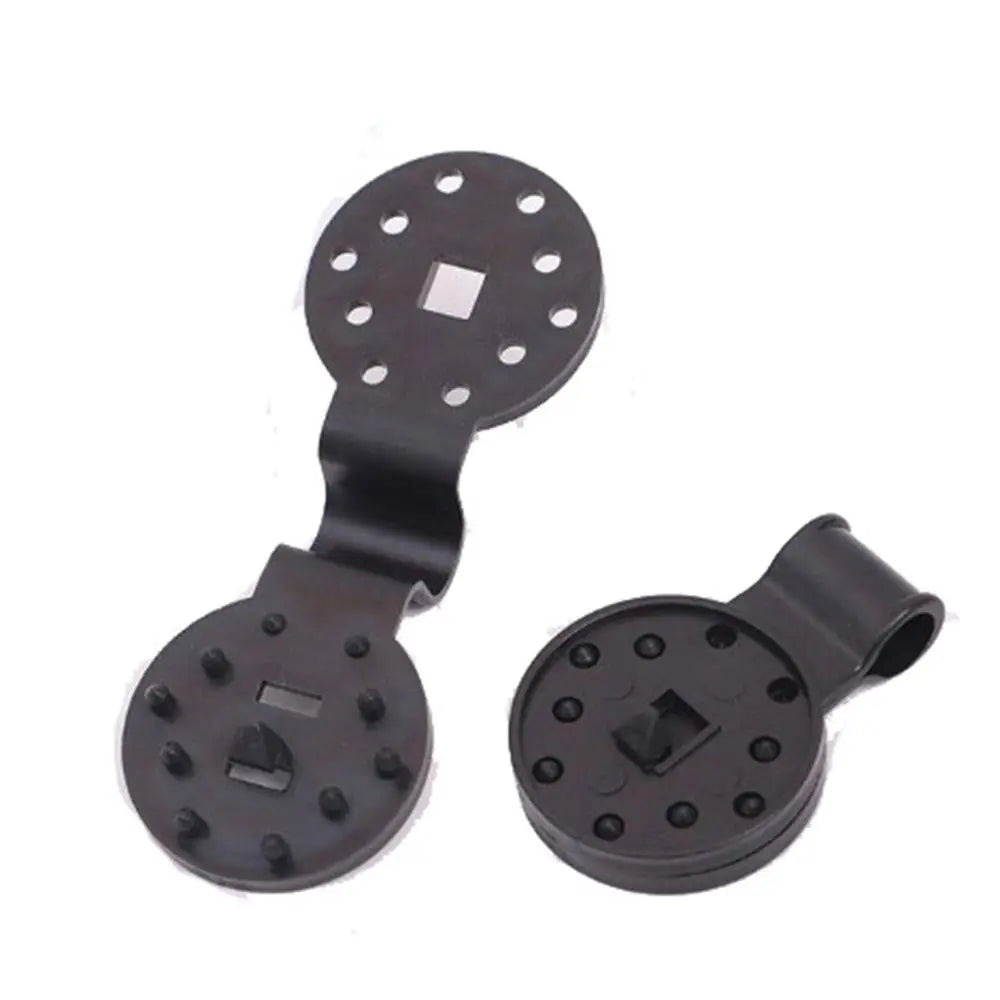100-Pack Reusable Plastic Sunshade Net Fixing Clips – Black Hook
