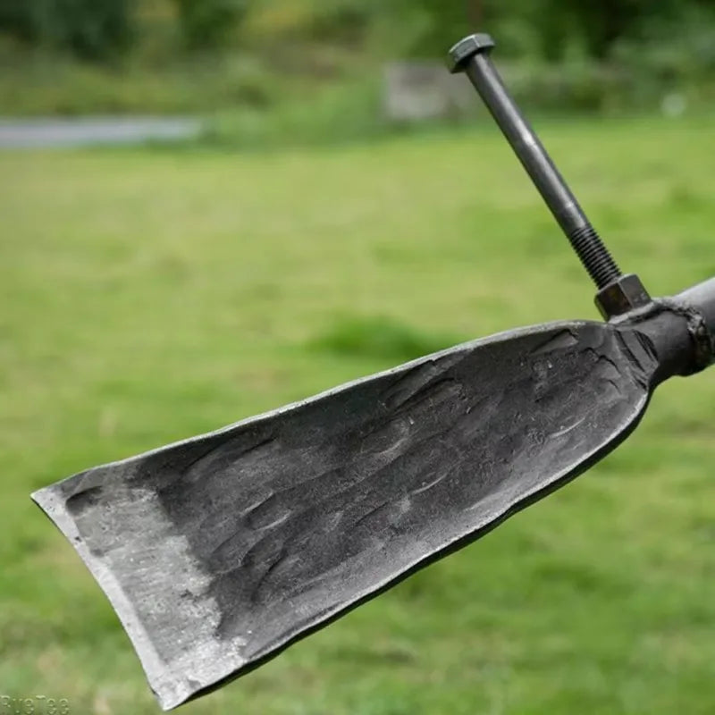 Manganese Steel Digging Shovel with Pedal | Long Handle Spade