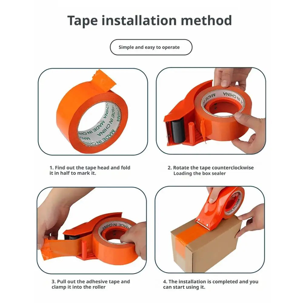 Wide Tape Dispenser for Carton Sealing | Heavy-Duty Box Packer
