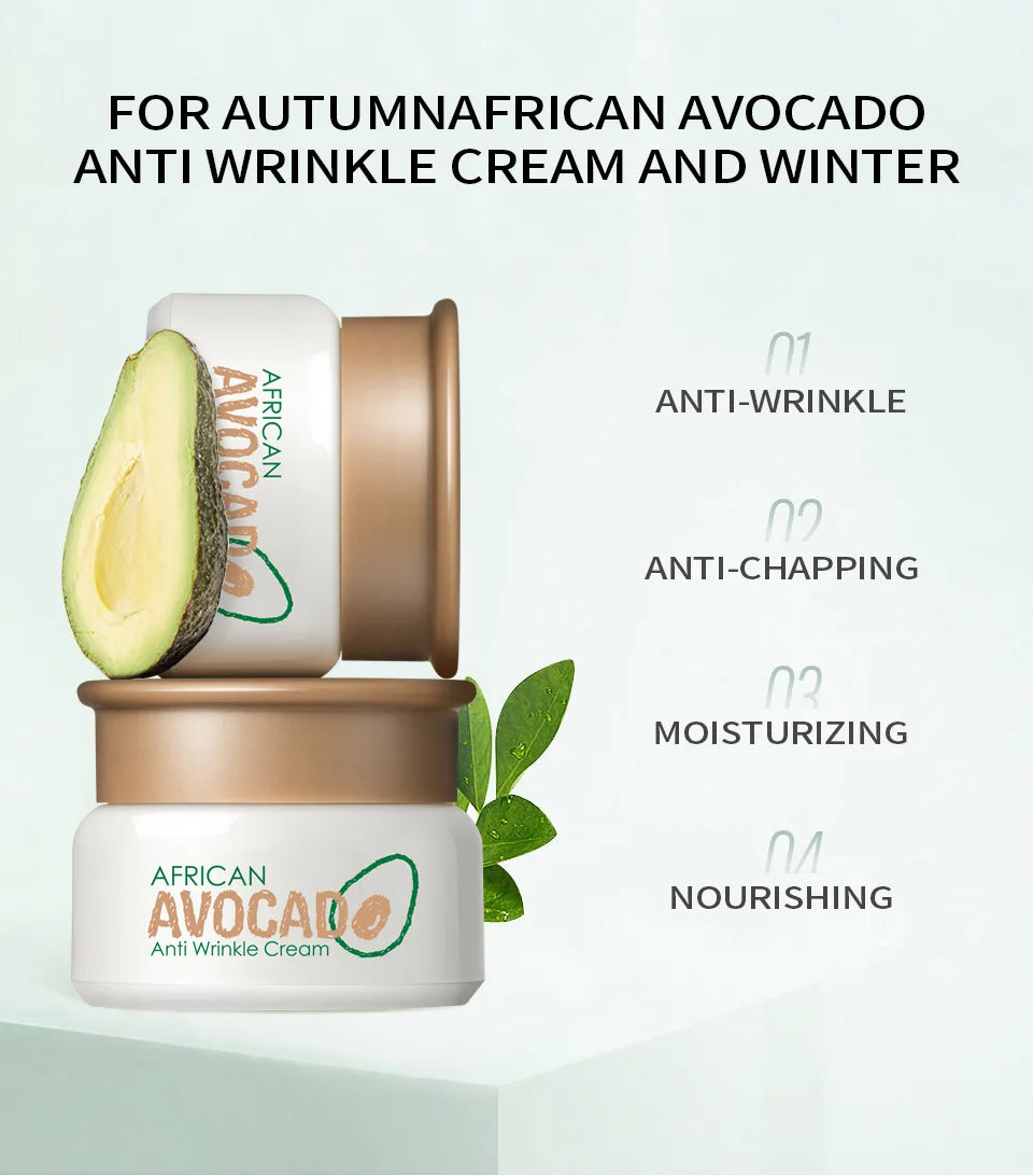 LAIKOU Avocado Day Cream – Deep Hydrating Anti-Aging 35g