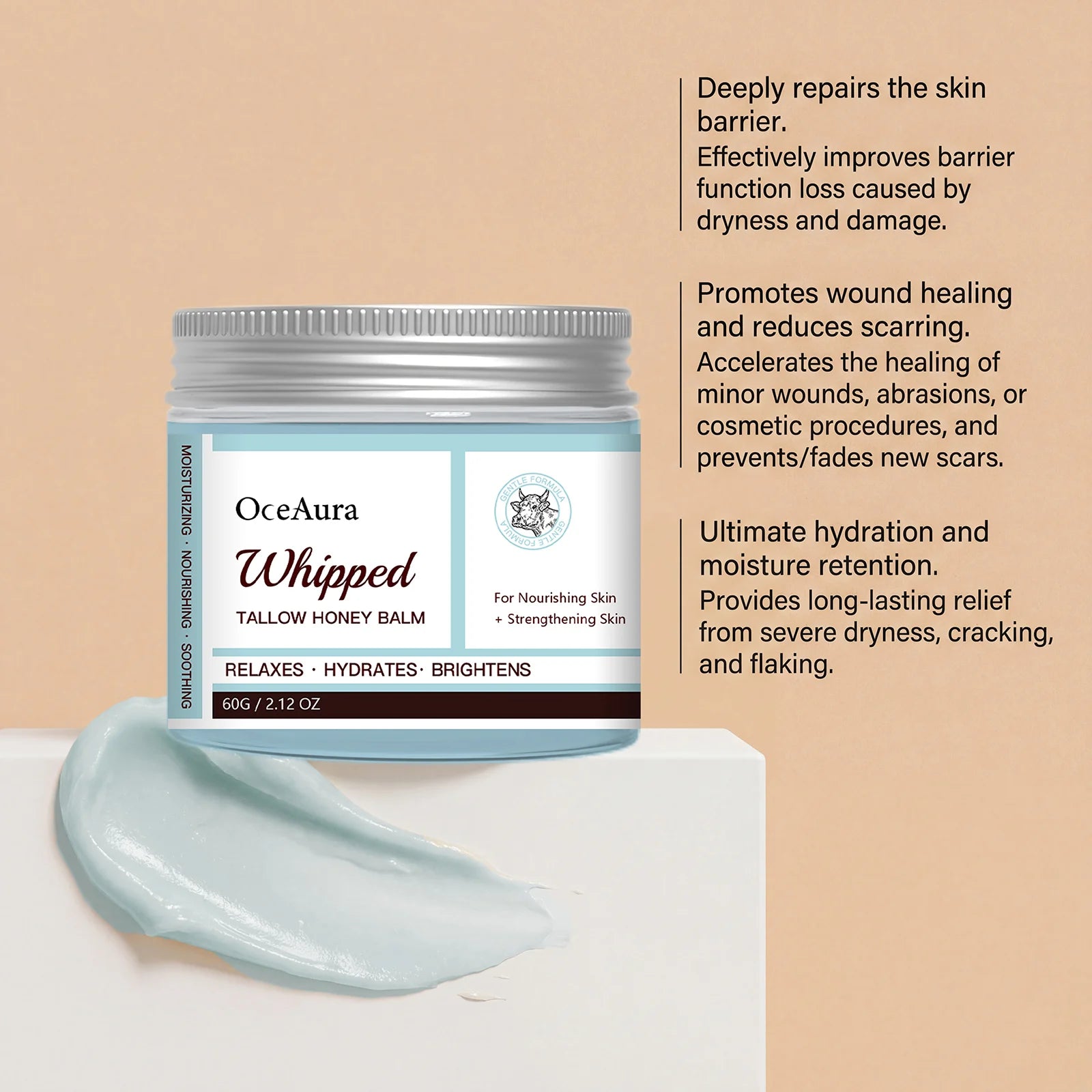 Shea Butter Body Butter Moisturizing Cream Very Dry Sensitive Skin Hydrating Nourishing Non Greasy Formula Face Body Skin care Peaceful Pleasures Health and Wellness