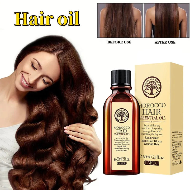 Laikou Argan Hair Oil – Nourishing Frizz Control & Repair 60ml