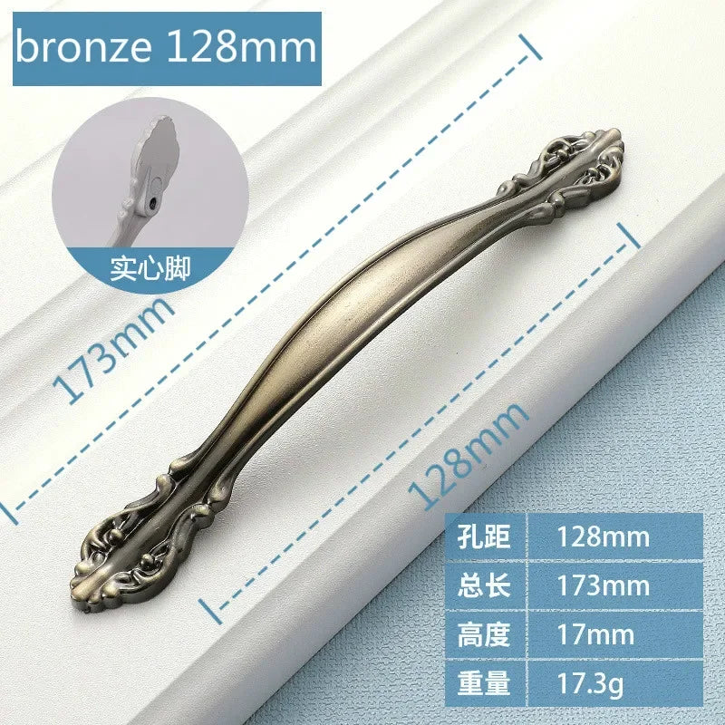 Zinc Alloy Cabinet Handles – European Drawer Pulls