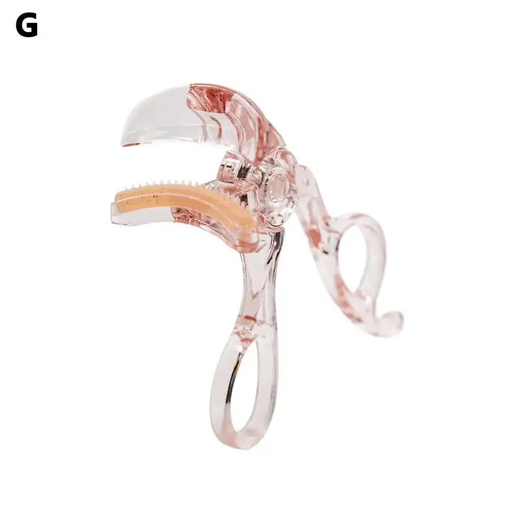 Dual-Type Eyelash Curler with Comb – Wide & Partial Clip