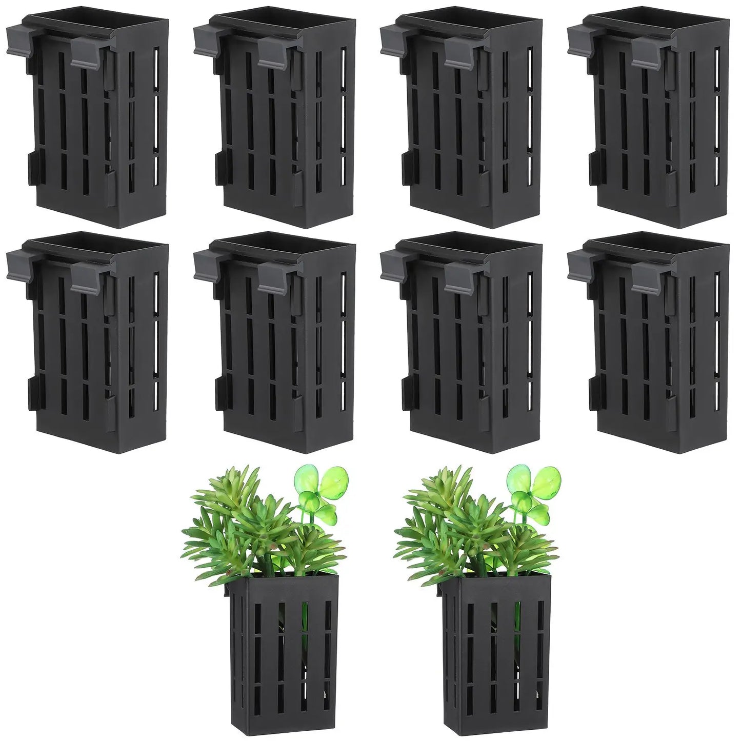 10-Pack Aquarium Hanging Plant Baskets | Fish Tank Planter Pots