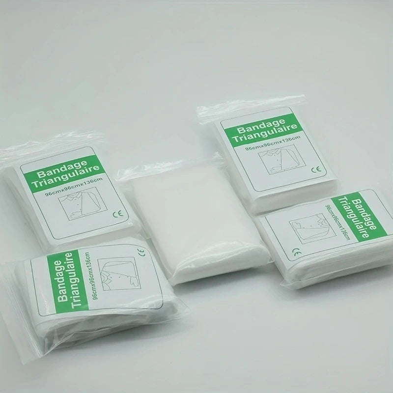 1Pc First Aid Kit Medical Bandage Fracture Fixation Triangular First Aid Bandage Emergency Camping Accessories Peaceful Pleasures Health and Wellness