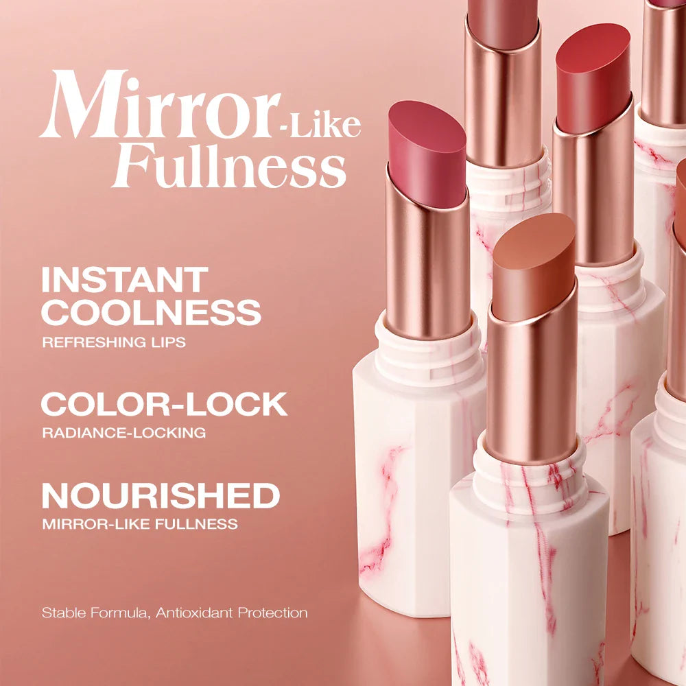 O.TWO.O Mirror Ice-Film Lip Glaze | 24H Glossy Lipstick