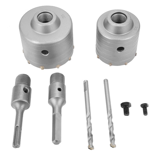 Alloy Steel SDS Wall Hole Saw Drill Bit Concrete Cement Stone Peaceful Pleasures Health and Wellness Default Title