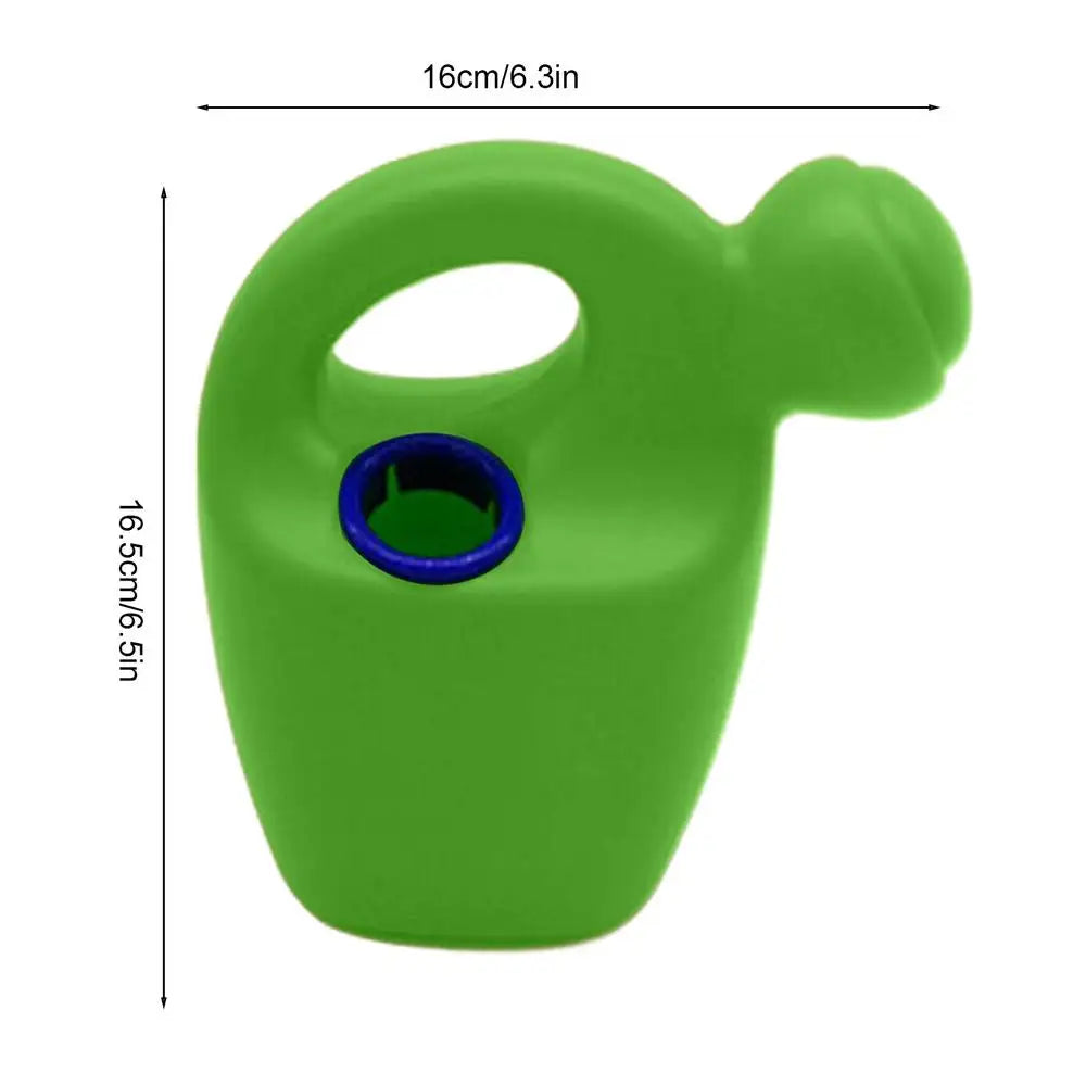 Kids Watering Can Portable Lightweight With Comfortable Handle Water Play Toy For Bath Beach Pool Courtyard Outdoor Toddler Peaceful Pleasures Health and Wellness Green