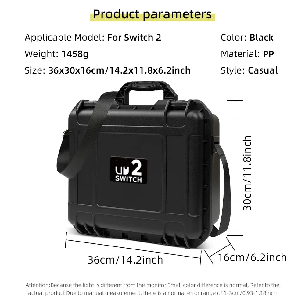 Family-Style Storage Box For Switch 2 Host Storage Box Moisture Proof And Explosion Proof Suitcase Family Bucket Accessories Peaceful Pleasures Health and Wellness