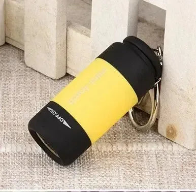 LED Micro Keychain Flashlight – USB Rechargeable & Waterproof