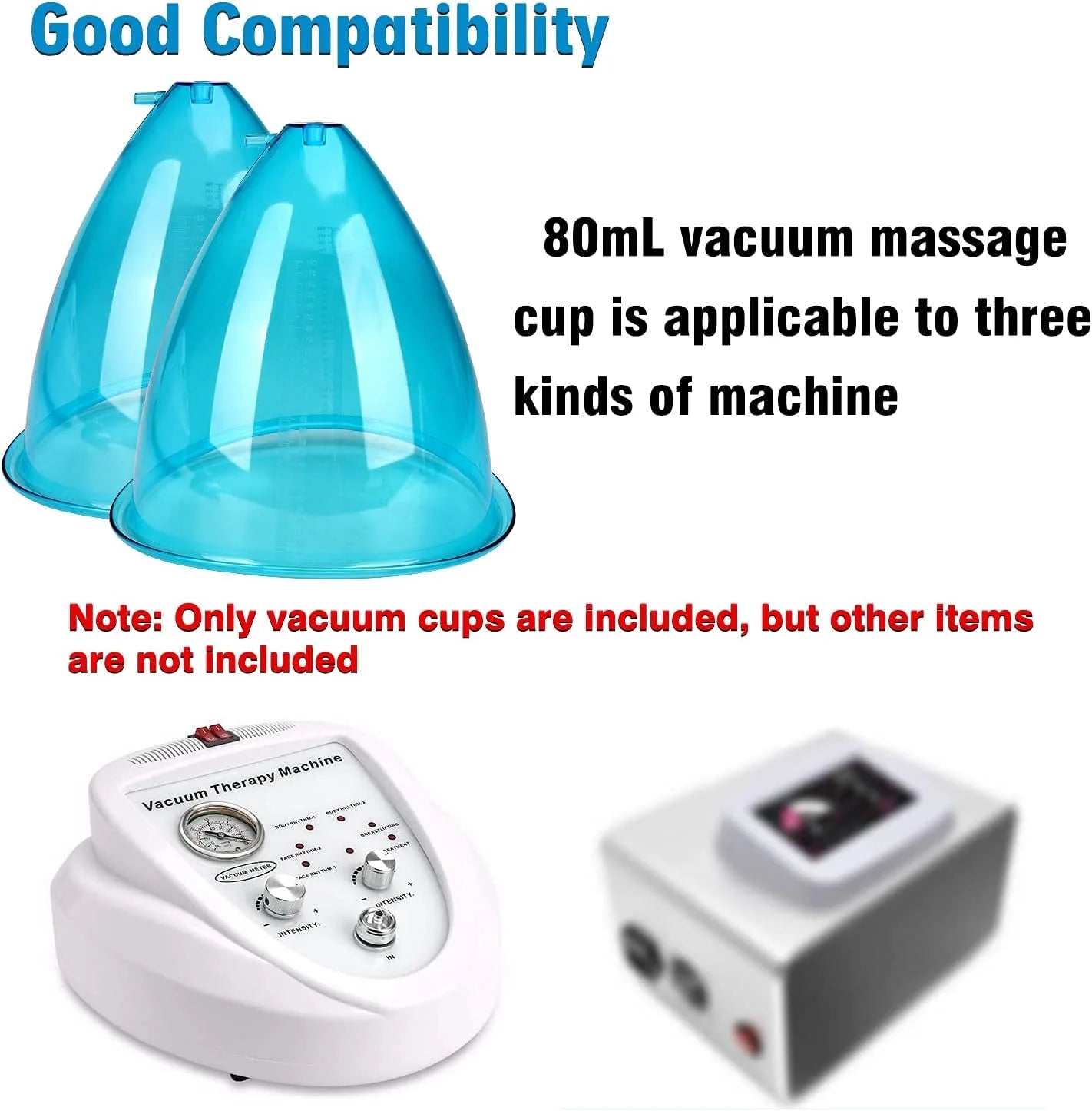 VamsLuna 2PC Vacuum Cupping Therapy Cups | Body Massager Set