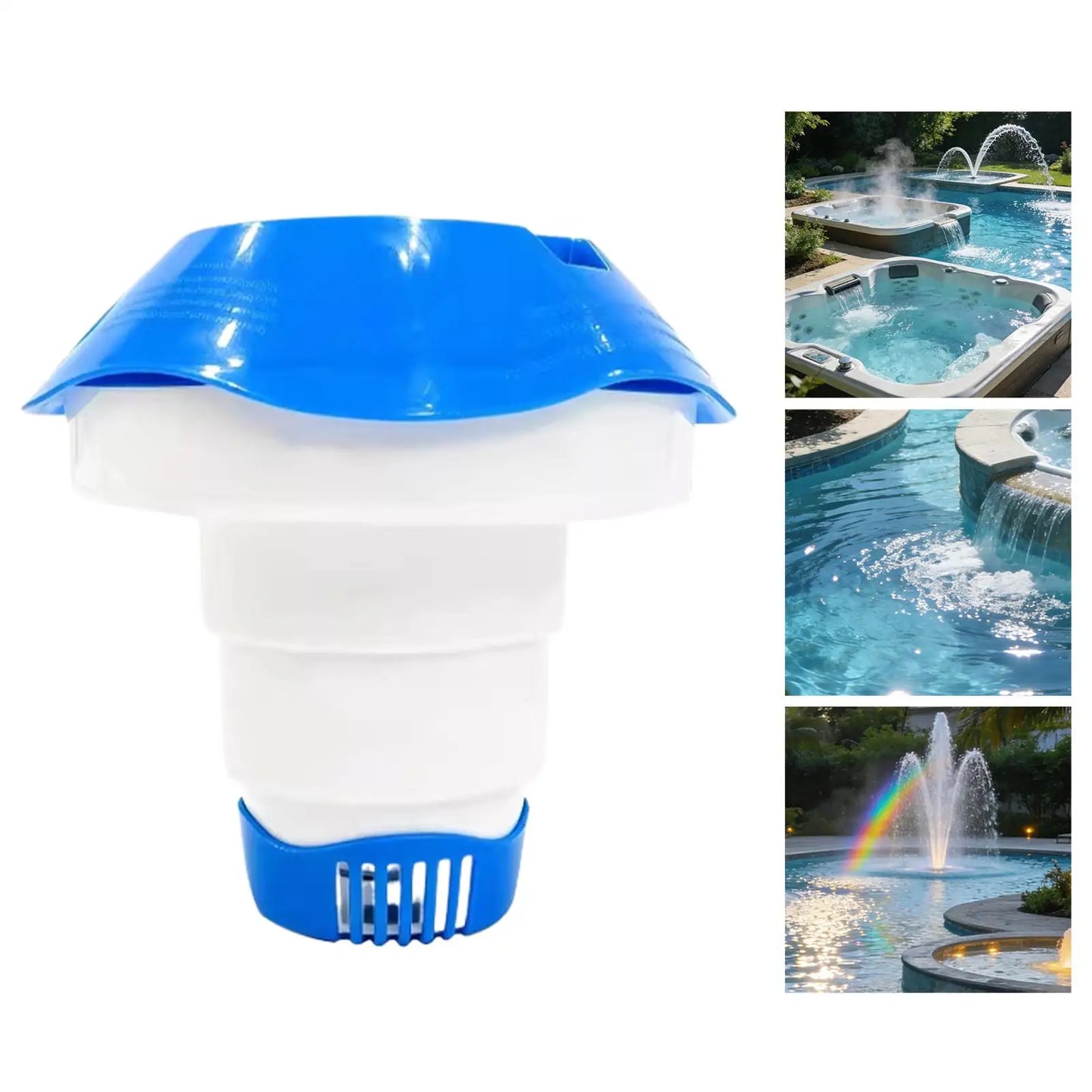 Adjustable Floating Chlorine Dispenser – Pool, Spa & Hot Tub