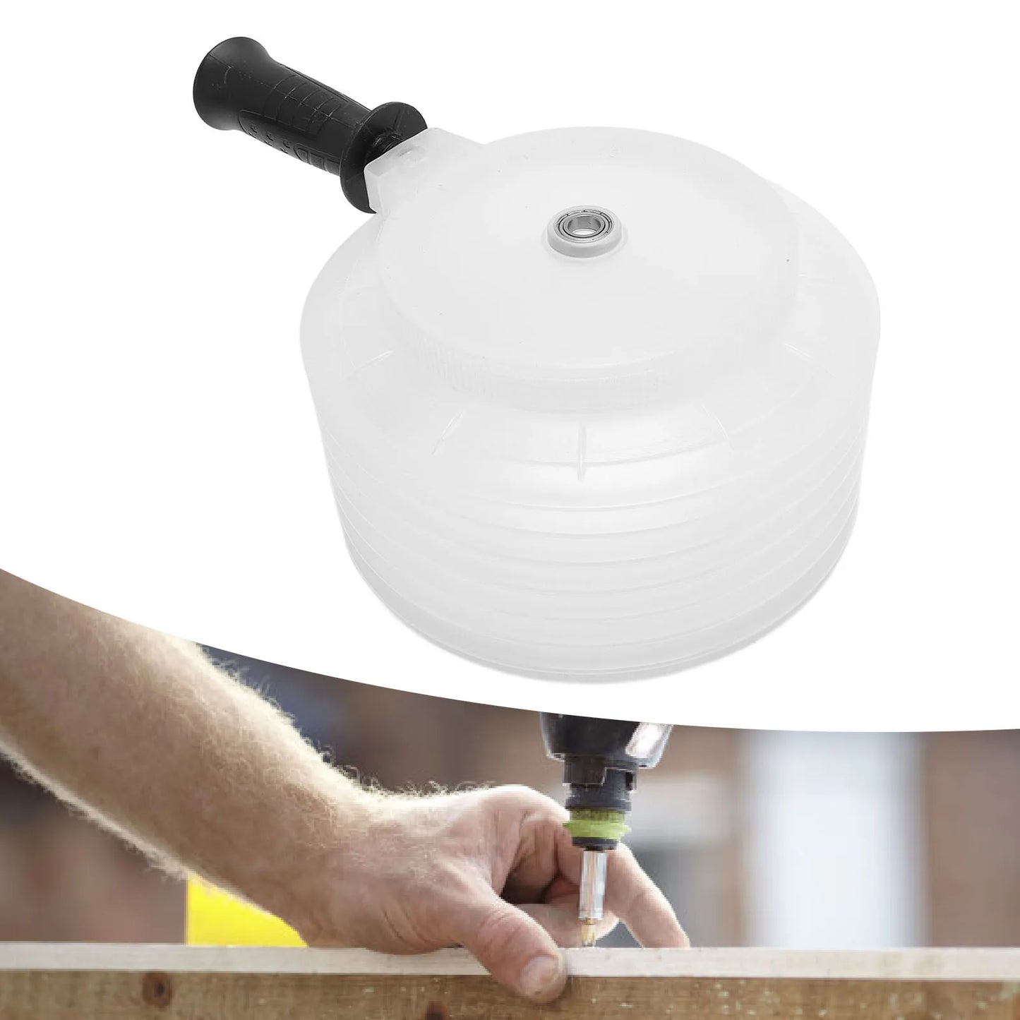 Rubber Hole Saw Dust Collector Bowl 160mm | Recessed Light