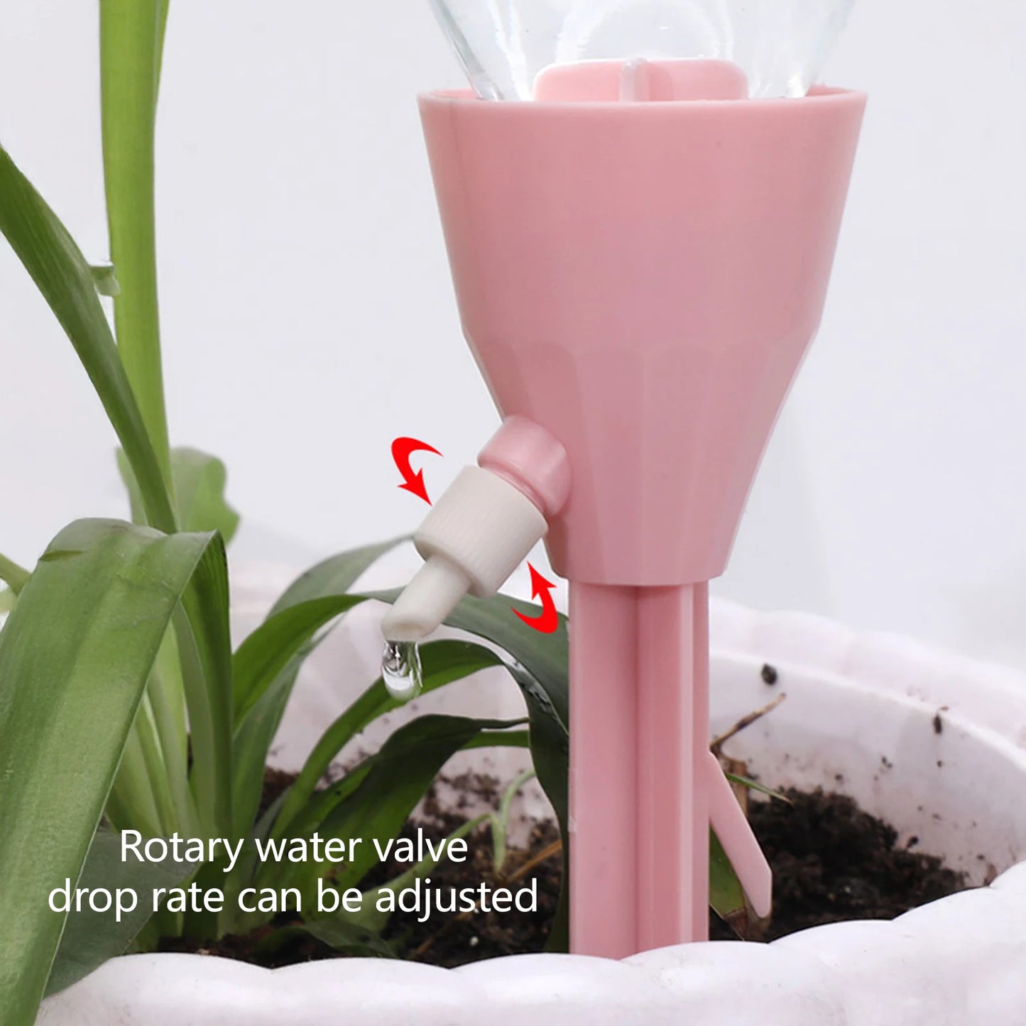 Indoor Plant Self Watering Spikes Plastic Bottles Plant Waterer Devices Garden Supplies for Garden Water Planter System Peaceful Pleasures Health and Wellness