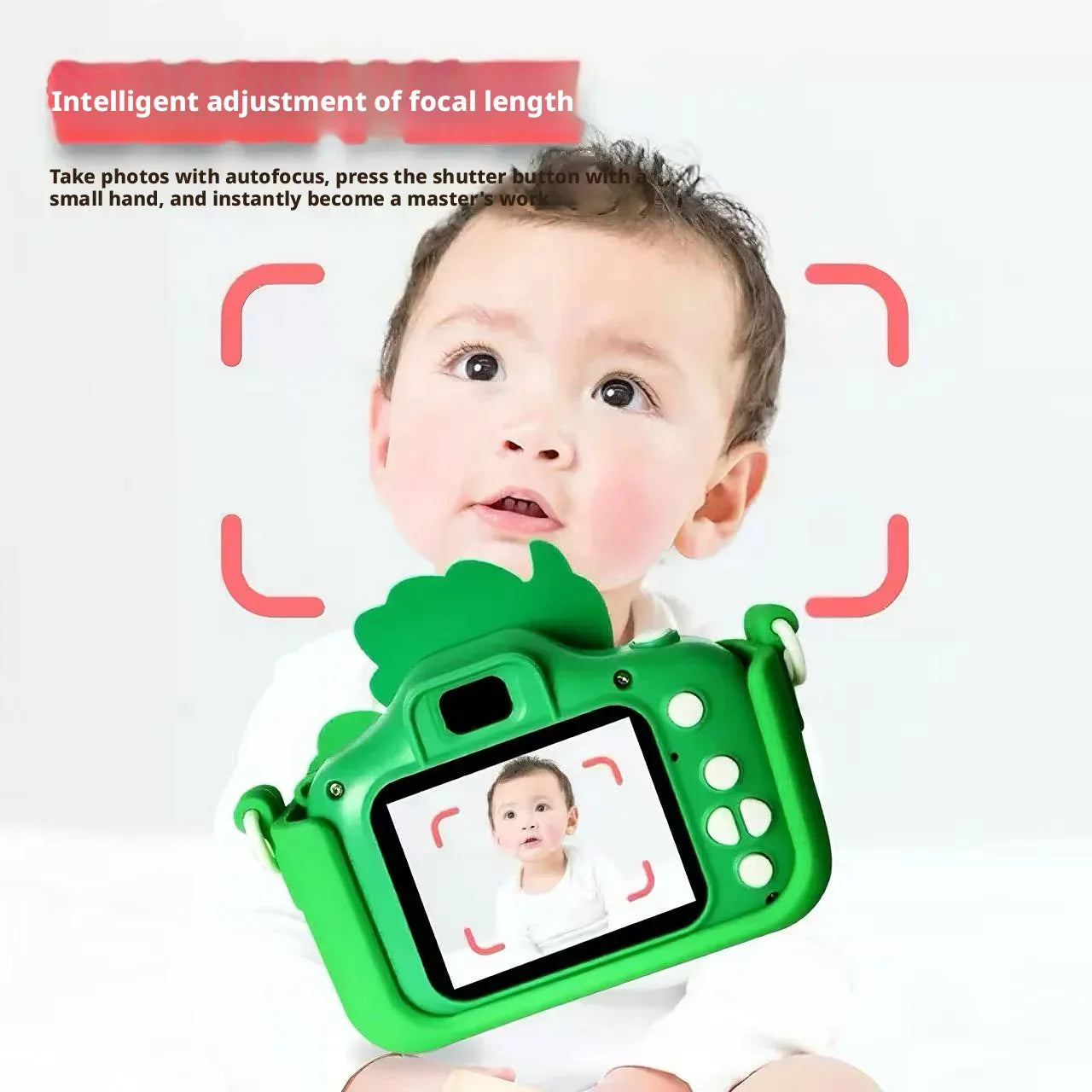 Dinosaur Kids Camera High Pixel Dual Lens Digital Camera Photo Video Recording Camera Toy Perfect Birthday Gift For Children Peaceful Pleasures Health and Wellness