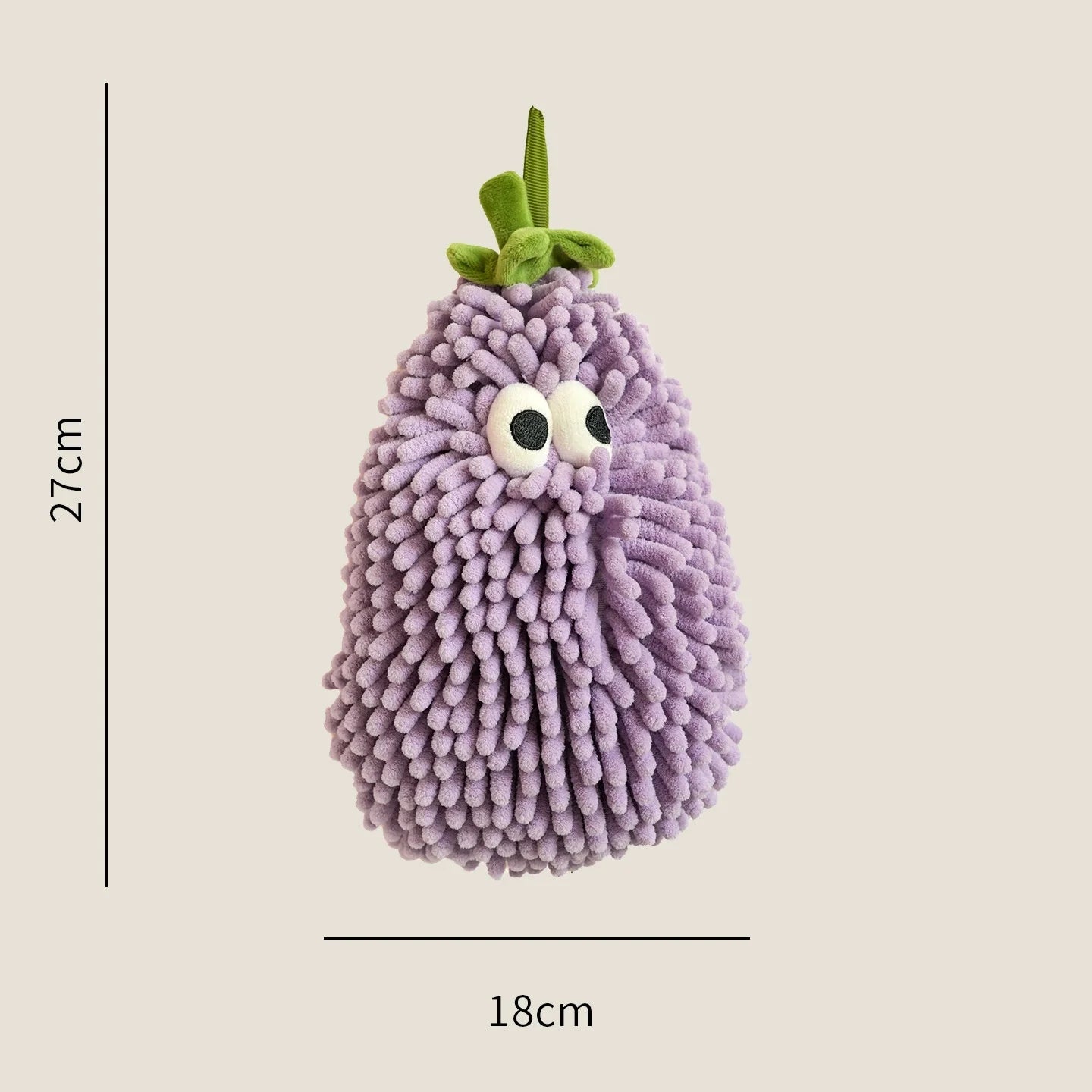Fruit Shaped Hanging Hand Towels | Soft Chenille Washcloth