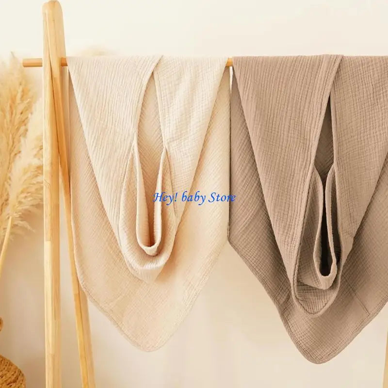 2-Pack Hooded Baby Towel Cotton Gauze – Soft, Absorbent Newborn