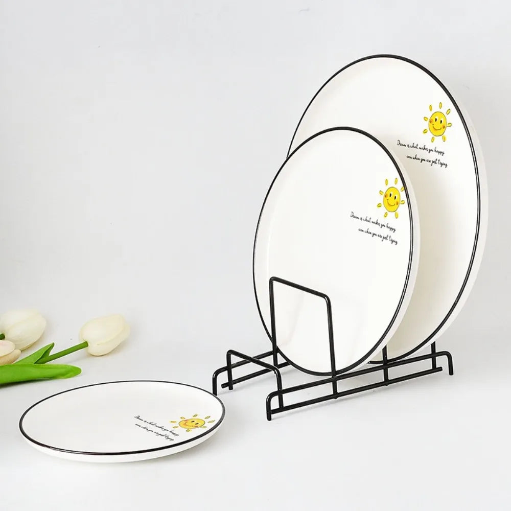 Multi-Layer Iron Pot Lid & Cutting Board Storage Rack