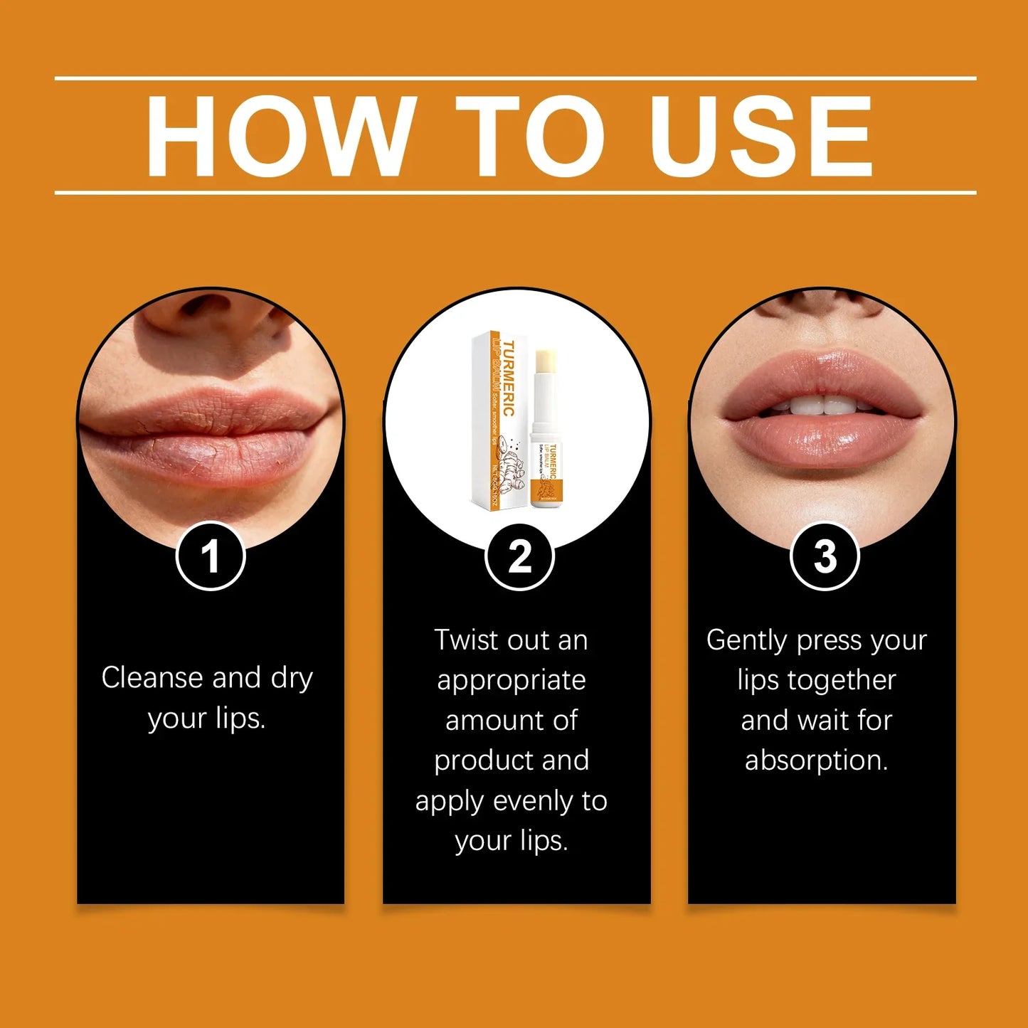Turmeric Lip Balm – Moisturize, Brighten & Repair Chapped Lips