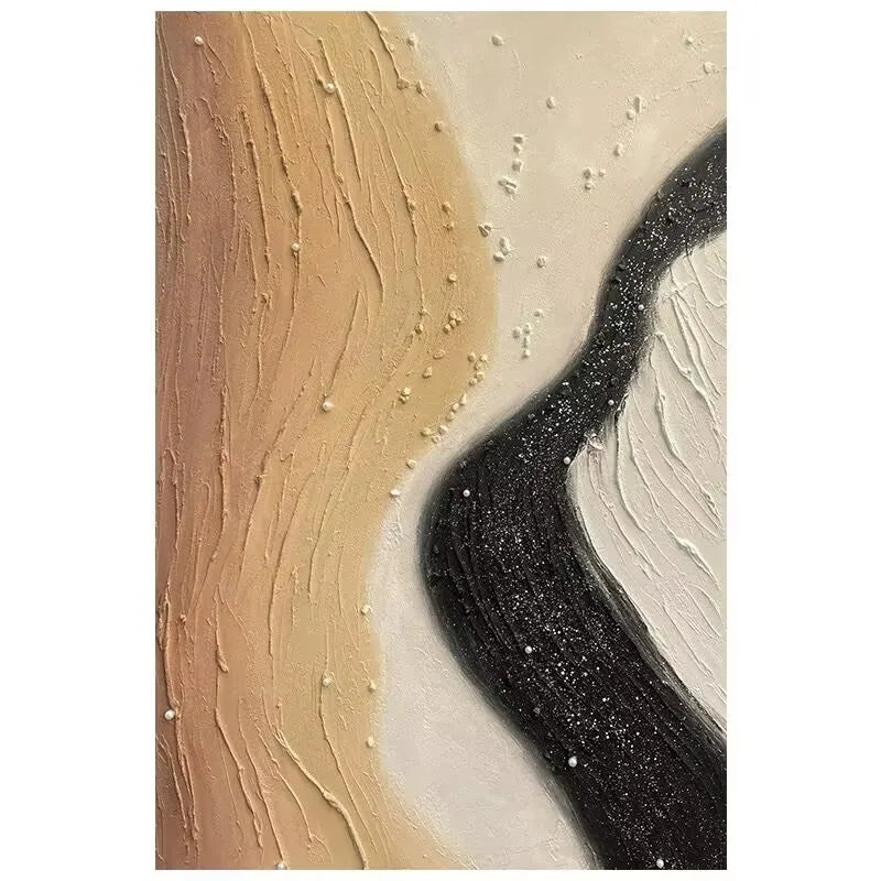 Modern Abstract Texture Oil Painting Poster On Canvas Handmade Landscape Wall Art Original Design for Living Room home Decorat Peaceful Pleasures Health and Wellness