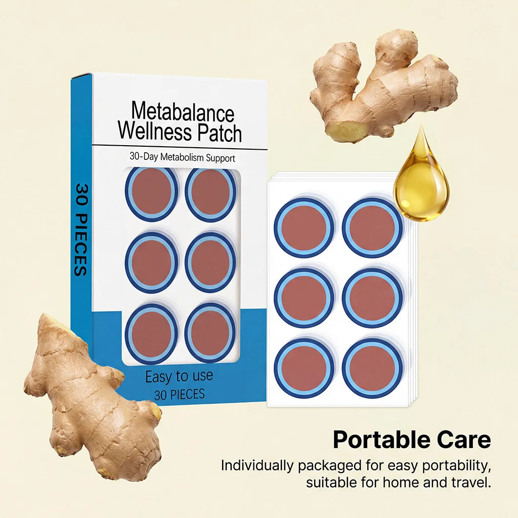 Ginger Body Care Patches Adjust Body Balance Gentle Physical Care Enhance Metabalance Skins Friendly Breathable Wellness Patch Peaceful Pleasures Health and Wellness