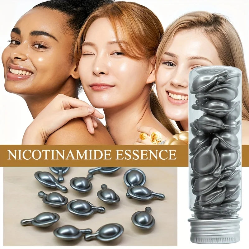 Nicotinamide Face Serum Capsules – Firming & Moisturizing 30ct
