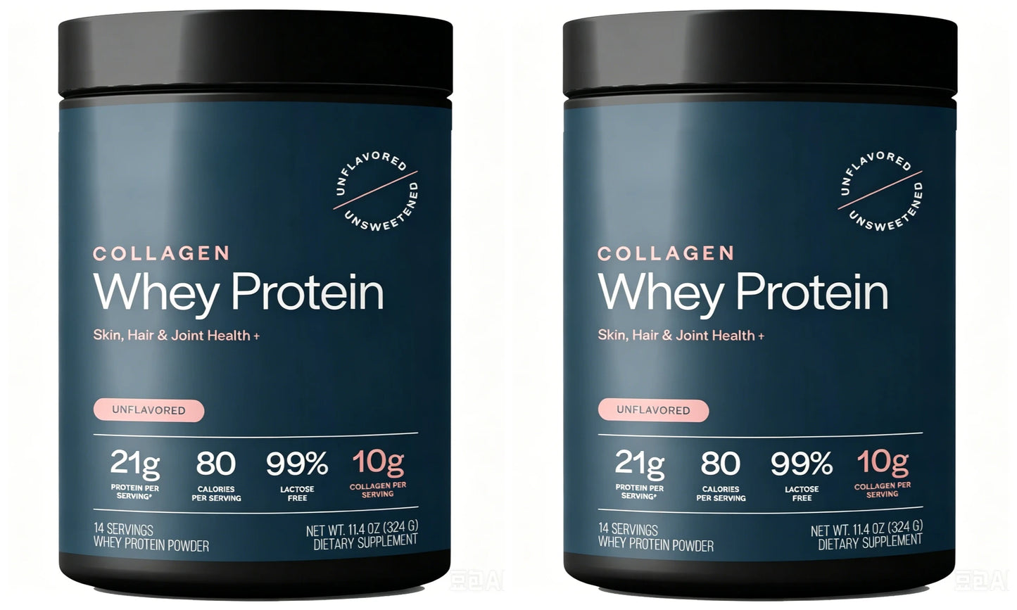Grass-Fed Collagen Whey Protein Powder | 21g Protein + 10g Collagen