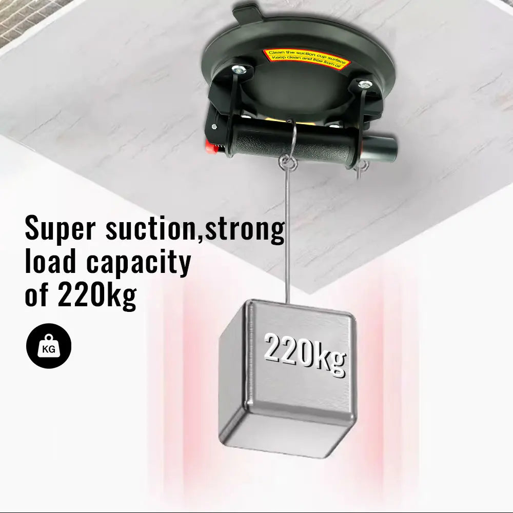 20CM diameter Vacuum Suction Cup granite Glass Tile Suckers Manual lifting 8 Inch 220kg Bearing Capacity Heavy Suction Cup Peaceful Pleasures Health and Wellness