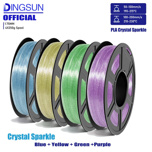 Translucent Crystal PLA Filament 1.75mm | 3D Maliang Spool